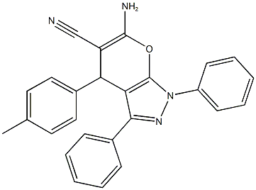 1881990556amino44methylphenyl13diphenyl14dihydropyrano23c