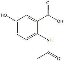 2-(acetylamino)-5-hydroxybenzoic acid,1882-76-4,结构式