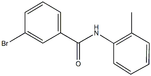 3-bromo-N-(2-methylphenyl)benzamide Struktur