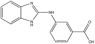 3-(1H-benzimidazol-2-ylamino)benzoic acid Structure
