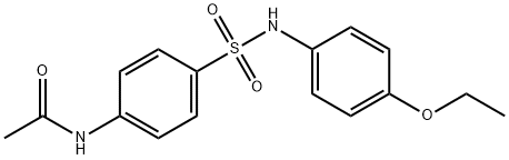 N-{4-[(4-ethoxyanilino)sulfonyl]phenyl}acetamide, 19837-90-2, 结构式