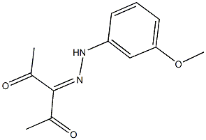 2,3,4-pentanetrione 3-[(3-methoxyphenyl)hydrazone] 结构式