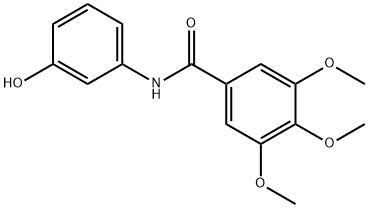 N-(3-hydroxyphenyl)-3,4,5-trimethoxybenzamide Structure