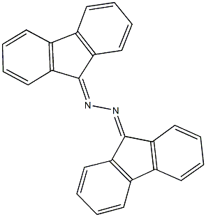 9H-fluoren-9-one 9H-fluoren-9-ylidenehydrazone 结构式