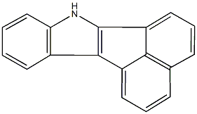 7H-acenaphtho[1,2-b]indole 化学構造式