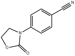4-(2-oxo-1,3-oxazolidin-3-yl)benzonitrile Struktur