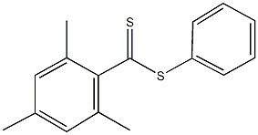 phenyl 2,4,6-trimethylbenzenecarbodithioate Structure