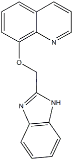 1H-benzimidazol-2-ylmethyl 8-quinolinyl ether|