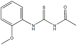 N-acetyl-N'-(2-methoxyphenyl)thiourea|
