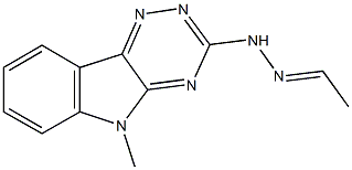 acetaldehyde (5-methyl-5H-[1,2,4]triazino[5,6-b]indol-3-yl)hydrazone|