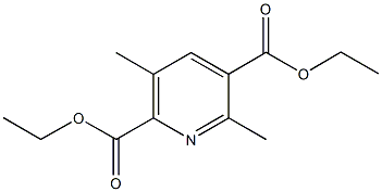 diethyl 3,6-dimethyl-2,5-pyridinedicarboxylate Structure