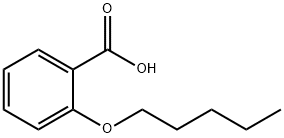 2-(pentyloxy)benzoic acid,2200-82-0,结构式