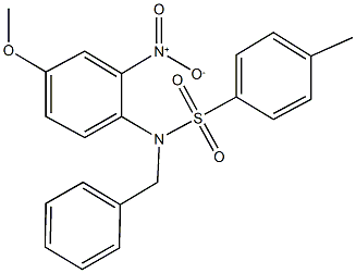 22019-61-0 N-benzyl-N-{2-nitro-4-methoxyphenyl}-4-methylbenzenesulfonamide