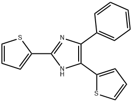 5-phenyl-2,4-di(2-thienyl)-1H-imidazole Structure