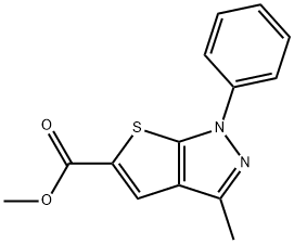 methyl 3-methyl-1-phenyl-1H-thieno[2,3-c]pyrazole-5-carboxylate