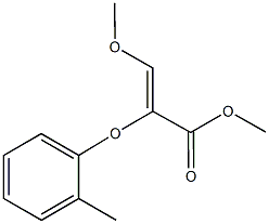 methyl 3-methoxy-2-(2-methylphenoxy)acrylate Structure