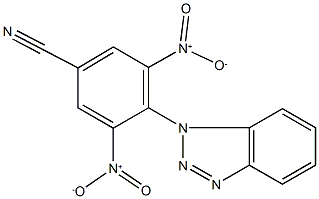 4-(1H-1,2,3-benzotriazol-1-yl)-3,5-bisnitrobenzonitrile|