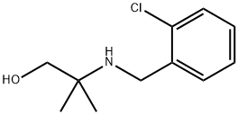 2-[(2-chlorobenzyl)amino]-2-methyl-1-propanol,25452-20-4,结构式