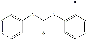 N-(2-bromophenyl)-N'-phenylthiourea Struktur