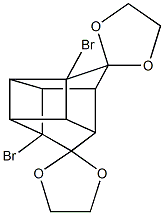 5,9-dibromo-dispiro(1,3-dioxolane-2,6'-pentacyclo[5.3.0.0~2,5~.0~3,9~.0~4,8~]decane-10',2''-[1,3]-dioxolane)|