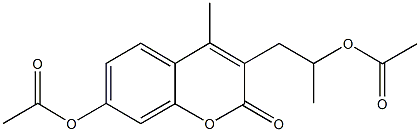 26481-17-4 2-[7-(acetyloxy)-4-methyl-2-oxo-2H-chromen-3-yl]-1-methylethyl acetate