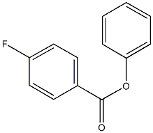 phenyl 4-fluorobenzoate Struktur