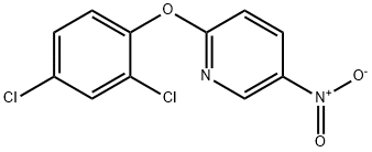 2-(2,4-dichlorophenoxy)-5-nitropyridine Struktur