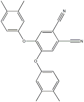 4,5-bis(3,4-dimethylphenoxy)phthalonitrile Structure