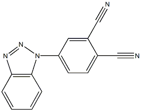 4-(1H-1,2,3-benzotriazol-1-yl)phthalonitrile Struktur
