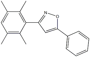 5-phenyl-3-(2,3,5,6-tetramethylphenyl)isoxazole Structure