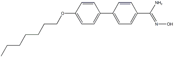 4'-(heptyloxy)-N'-hydroxy[1,1'-biphenyl]-4-carboximidamide Structure