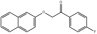 1-(4-fluorophenyl)-2-(2-naphthyloxy)ethanone Structure