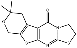 7,7-dimethyl-2,3,6,9-tetrahydro-5H,7H-pyrano[4',3':4,5]thieno[2,3-d][1,3]thiazolo[3,2-a]pyrimidin-5-one|