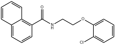 N-[2-(2-chlorophenoxy)ethyl]-1-naphthamide Struktur