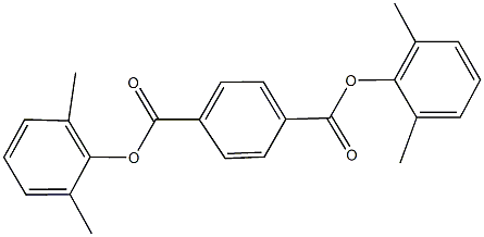 bis(2,6-dimethylphenyl) terephthalate Structure