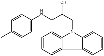 1-(9H-carbazol-9-yl)-3-(4-toluidino)-2-propanol Structure