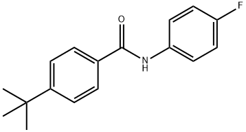 4-tert-butyl-N-(4-fluorophenyl)benzamide Structure