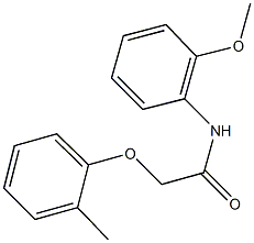 301159-60-4 N-(2-methoxyphenyl)-2-(2-methylphenoxy)acetamide