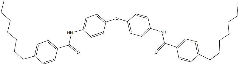4-heptyl-N-(4-{4-[(4-heptylbenzoyl)amino]phenoxy}phenyl)benzamide 结构式