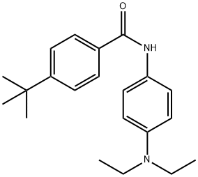 4-tert-butyl-N-[4-(diethylamino)phenyl]benzamide Structure