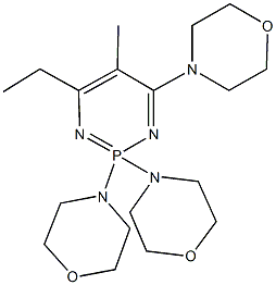 301233-08-9 4-ethyl-5-methyl-2,2,6-tri(4-morpholinyl)-1,3,2lambda~5~-diazaphosphinine