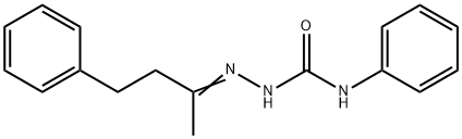 4-phenyl-2-butanone N-phenylsemicarbazone Struktur