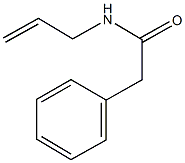 N-allyl-2-phenylacetamide Structure