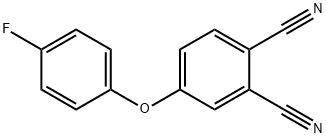 4-(4-fluorophenoxy)phthalonitrile Struktur