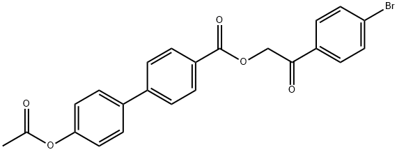 302567-48-2 2-(4-bromophenyl)-2-oxoethyl 4'-(acetyloxy)[1,1'-biphenyl]-4-carboxylate