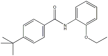 4-tert-butyl-N-(2-ethoxyphenyl)benzamide Structure