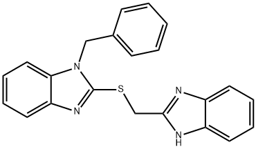 2-[(1H-benzimidazol-2-ylmethyl)sulfanyl]-1-benzyl-1H-benzimidazole|
