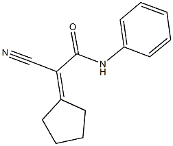 2-cyano-2-cyclopentylidene-N-phenylacetamide|