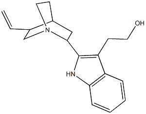 2-[2-(5-vinyl-1-azabicyclo[2.2.2]oct-2-yl)-1H-indol-3-yl]ethanol Structure