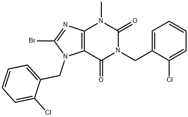 303973-59-3 8-bromo-1,7-bis(2-chlorobenzyl)-3-methyl-3,7-dihydro-1H-purine-2,6-dione
